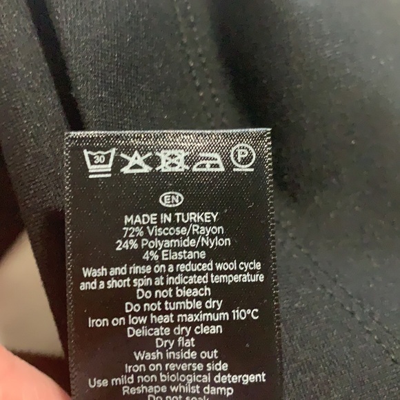 NWT. Hobbs Lizzie Jersey Colourbloock Dress Size 2 - Picture 10 of 10